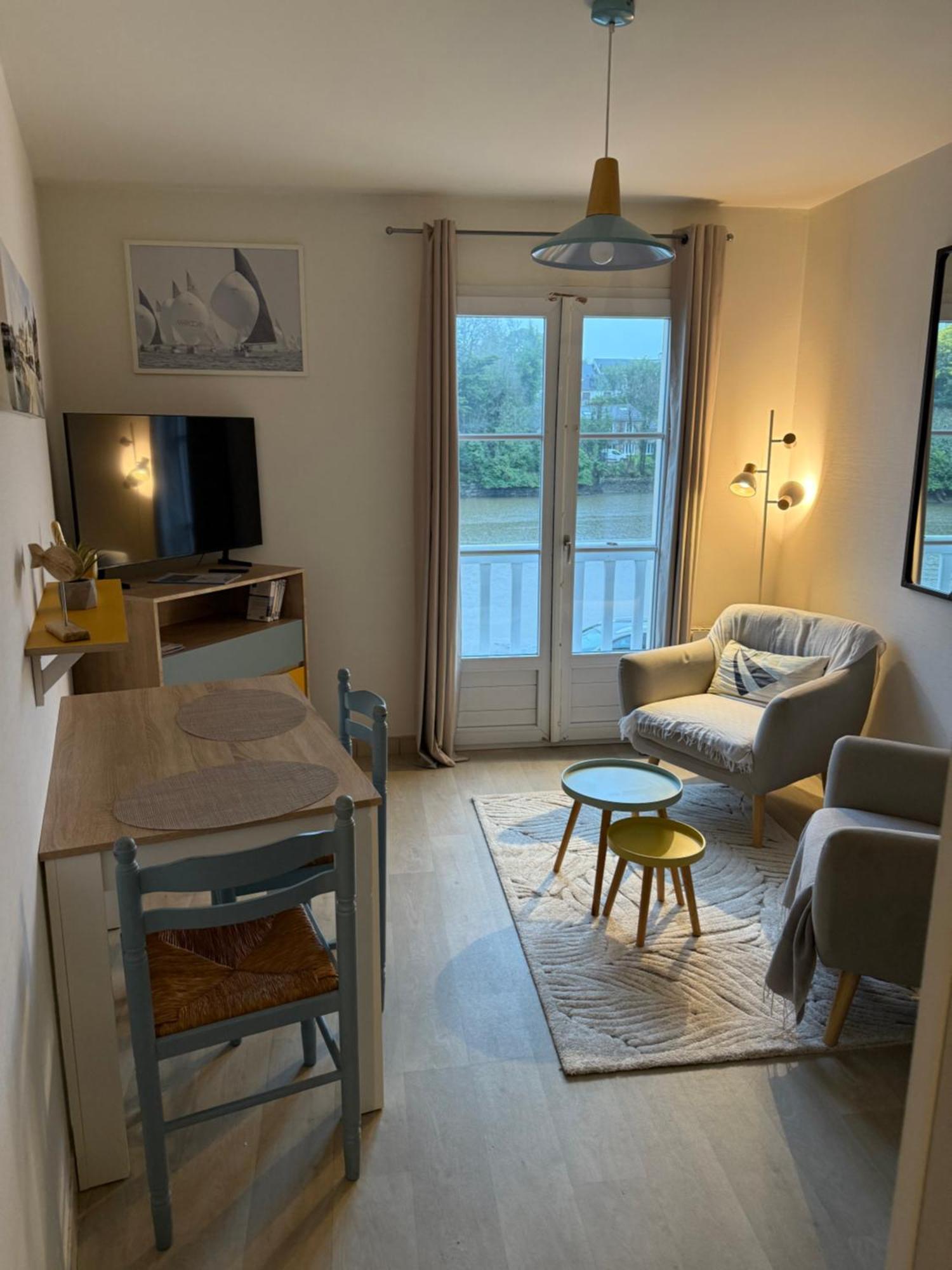 Appartement T2 Vue Sur La Riviere Avec Garage Privatif - Port De Saint-Goustan Auray Exteriér fotografie